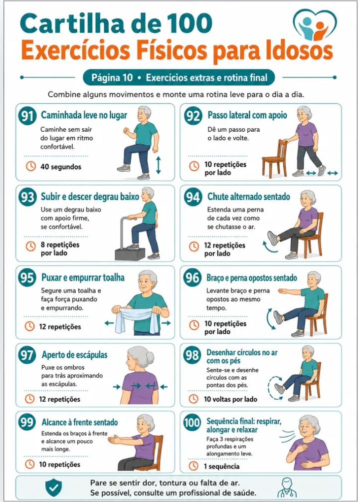 Cartilha 100 exercícios - rotina final